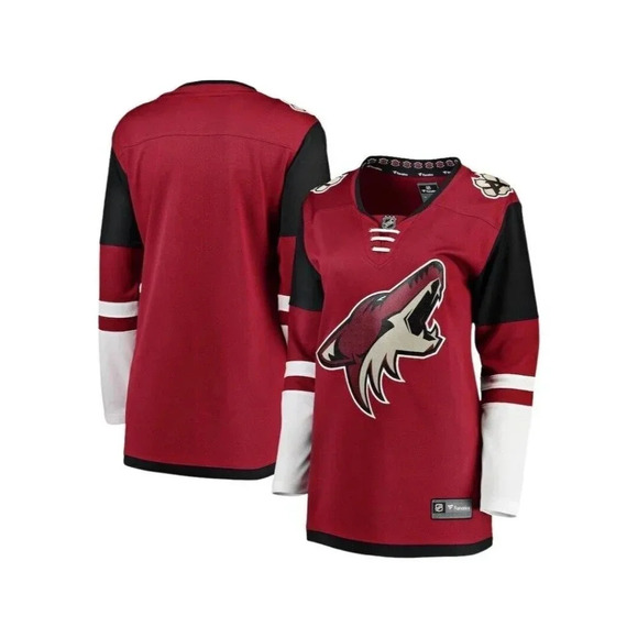 Women's Fanatics Branded NHL Red Arizona Coyotes Breakaway Home Jersey Medium - Picture 1 of 5